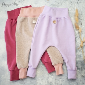 Bloomers, baby pants, rib jersey, grow pants, rib jersey pants, grow pants, unisex, coming home outfit, gift for birth