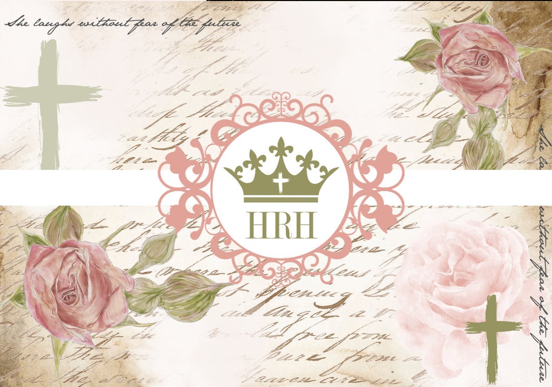 Junk Journal Kit Printable, Christian Vintage Floral - Etsy