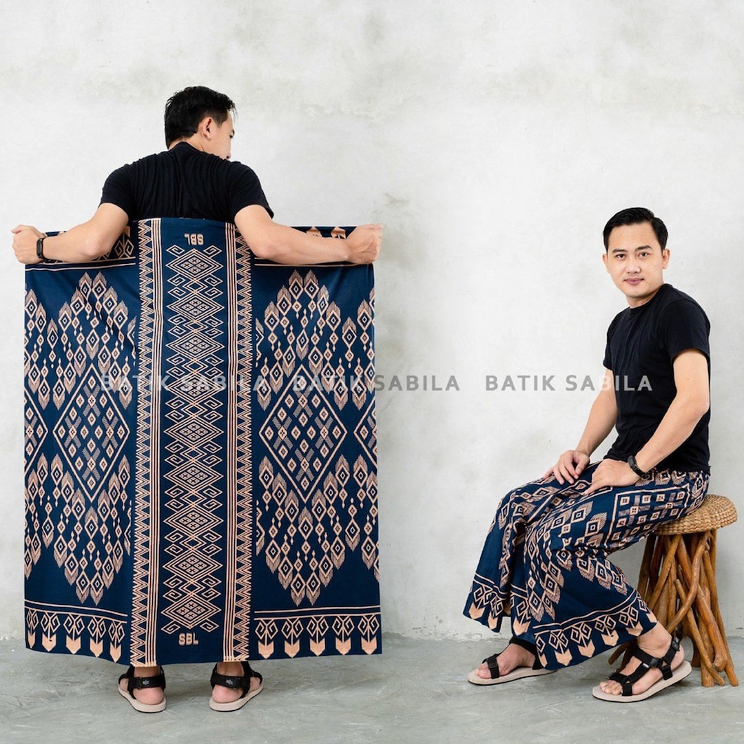 Cotton Batik Sarong for Men: Beach Wrap Shawl - Etsy