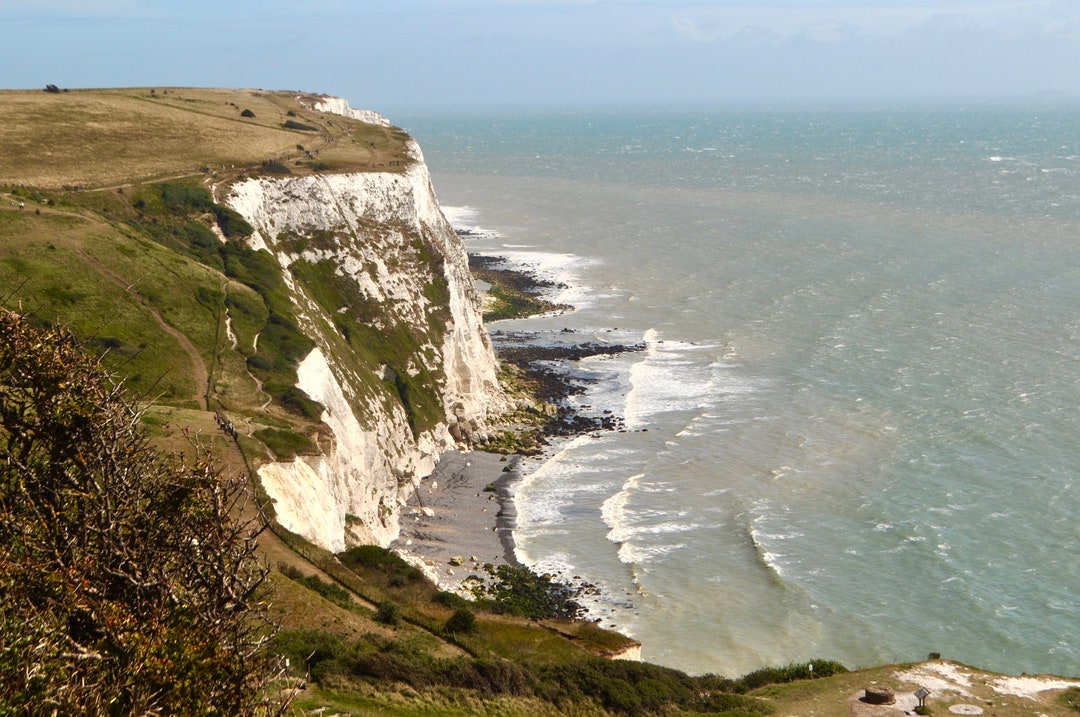 Digital Photograph of Cliffs of Dover Castle - Etsy