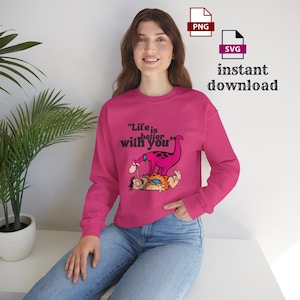 Life is Better With You T-Shirt | PNG-SVG Personalized Pet Lover's Design