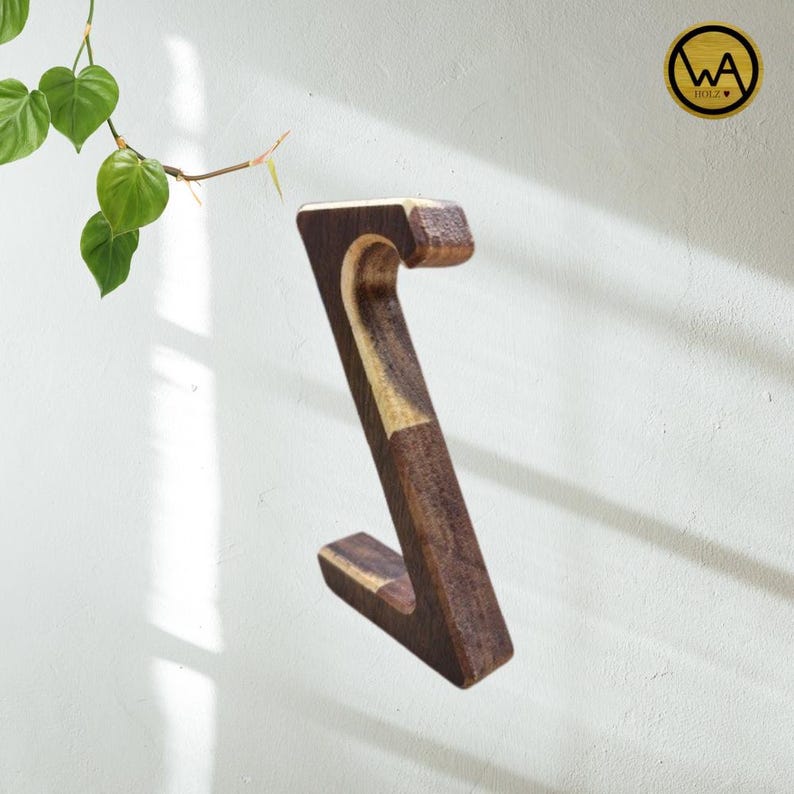 Wooden towel hook for radiators | Towel holder without drilling | Bathroom radiator hook | Bathroom heating accessory | Handmade in Germany image 7