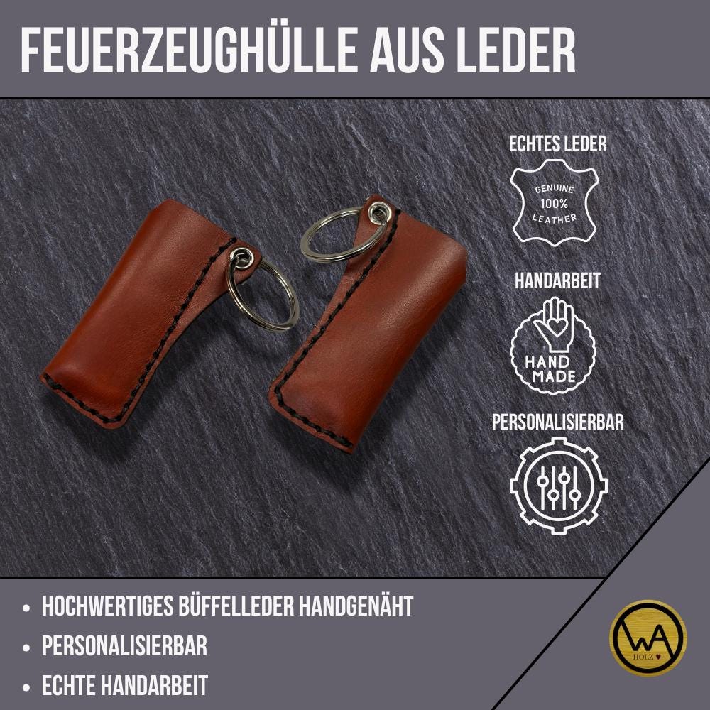 Leather Lighter Case, Lighter Holder, Leather Lighter Pouch