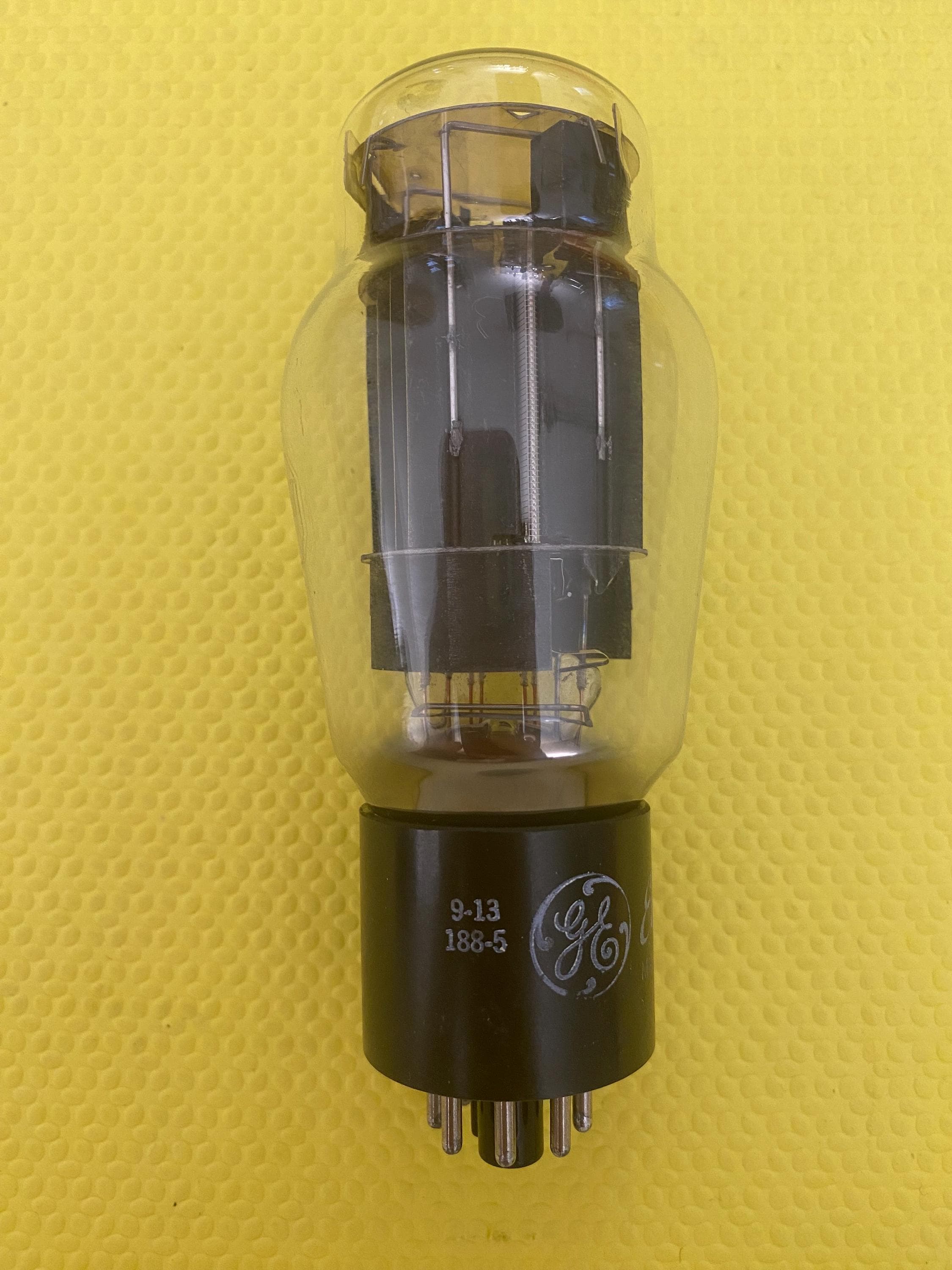General Electric GE 6AS7 6AS7G Black Plate Vacuum Tube Valve Shoulder ST Coke Bottle Variety For Your Bottlehead NOS-Testing
