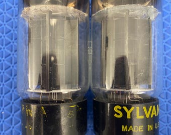 Matched Pair Sylvania 6L6 6L6GC Vacuum Tubes Nos-testing - Etsy