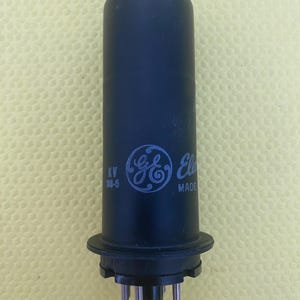 General Electric GE 6L6 Vacuum Tube Valve Metal 1930s Production Original Design For Your Univalve NOS-Testing