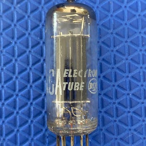 RCA Black Plate 6CG7 6FQ7 Vacuum Tube Valve With Shields NOS NIB