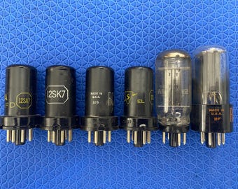 Hallicrafters S-38 オクタル真空管交換セット 新品未使用