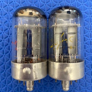 Matched Pair Sylvania 7N7 Vacuum Tubes Valves NOS NIB