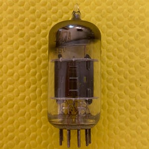 Sylvania Black Plate 12AU7 ECC82 Vacuum Tube Valve
