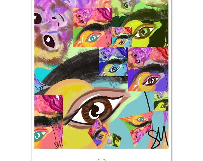 Featured listing image: Tribute to Frida Compilation- Premium Matte Paper Poster (A1)