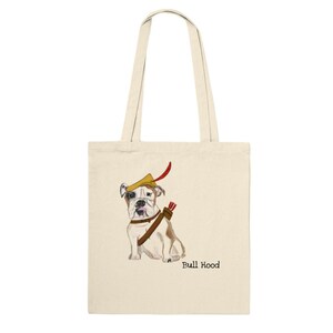 Bull kapuze - Klassische 100% Baumwolltasche, 10 Liter, Eco Wiederverwendbare Tasche