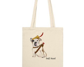 Bull Hood - Classic 100% Cotton Tote Bag, 10 litres, Eco Reusable Bag