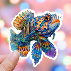 Lion Fish Sticker Sea Life Ocean Sticker Beach Sticker Beach life Ocean Life Ocean Sticker Sea Sticker Water Bottle Sticker Laptop Sticker