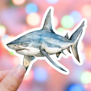 Shark Sticker Sea Life Ocean Sticker Beach Sticker Beach life Ocean Life Ocean Sticker Sea Sticker Water Bottle Sticker Laptop Sticker