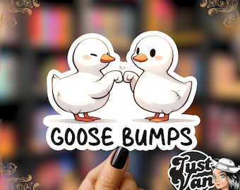 Goose Bumps Sticker, Scrapbooking, Journaling, Laptop Accessories, Tumbler, Funny