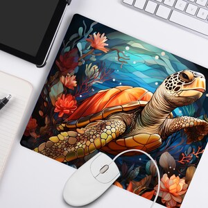 Ocean Mouse Pad, Beach Mouse Pad, Office Accessories, Tropical Decor, Aesthetic Desk Mat, Gaming Mouse Pad, Computer Accessories Gift