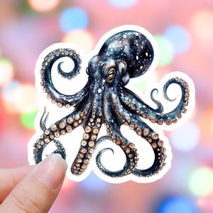 Octopus Sticker Sea Life Ocean Sticker Beach Sticker Beach life Ocean Life Ocean Sticker Sea Sticker Water Bottle Sticker Laptop Sticker