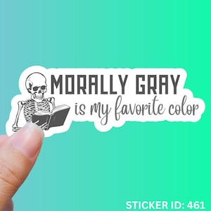Morally Grey Men Sticker Book Sticker Kindle Sticker Reader Sticker Dark Romance Books Smut Sticker Laptop Sticker Romance Gifts for Her