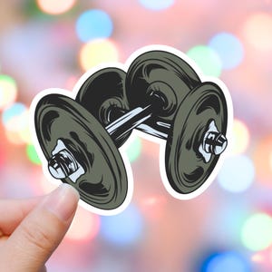 Bar Bell Sticker Gym Sticker Gym Gift Weight Lifting Water Bottle Sticker Gym Gains Sticker Dead Lifting Shaker Sticker Gym Rat Gifts Decal