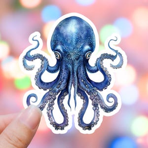 Octopus Sticker Sea Life Ocean Sticker Beach Sticker Beach life Ocean Life Ocean Sticker Sea Sticker Water Bottle Sticker Laptop Sticker