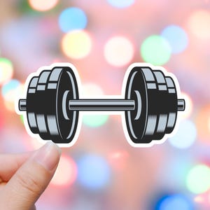 Bar Bell Sticker Gym Sticker Gym Gift Weight Lifting Water Bottle Sticker Gym Gains Sticker Dead Lifting Shaker Sticker Gym Rat Gifts Decal
