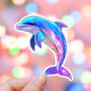 Sticker dauphin vie marine Sticker océan Sticker plage vie océanique Sticker océan Sticker mer Sticker bouteille d'eau Sticker ordinateur portable