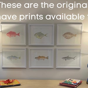 Watercolor Fish Print