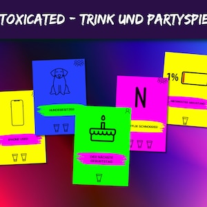 INTOXICADO - juego de beber | 99 cartas | PDF | alemán | Descargar | Descargar | juego | Fiesta | JGA |
