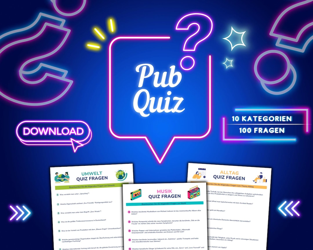 Pub Quiz Fragen Pdf