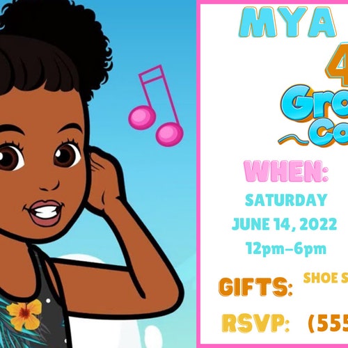 Gracie's Corner Birthday Party Invitation Gracie's Etsy Hong Kong