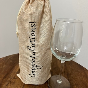 Congratulations Wine Gift Bag