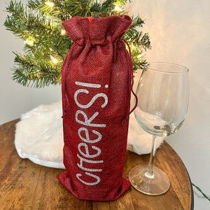 Cheers Wine Gift Bag
