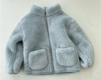 Kids fur coat/jacket | boys and girls | cotton jacket | winter coat | nursery jacket