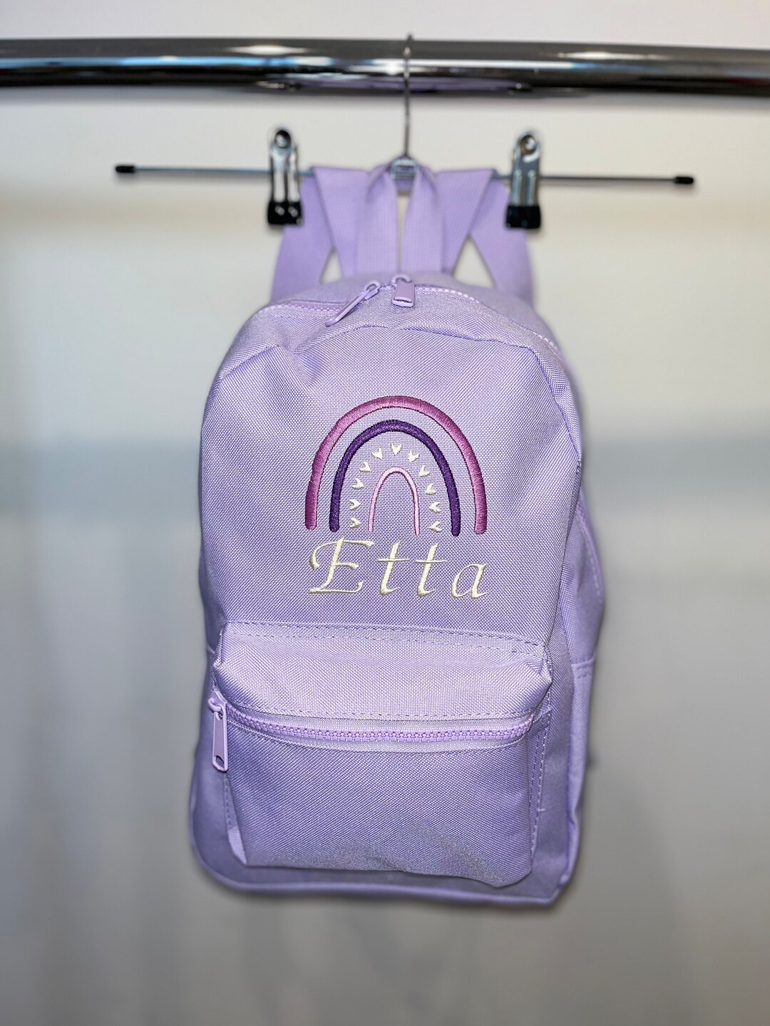 Personalised Embroidered Toddlers Backpack Unisex Boys Girl Boho