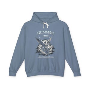 Prominent Merch Angel Hoodie: Lightweight Graphic Pullover Hoodie, Trendy Fan Streetwear Apparel image 5