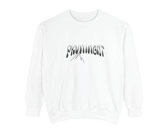 Sweat-shirt graphique Power Angel de marque : col ras du cou streetwear, vêtements vintage