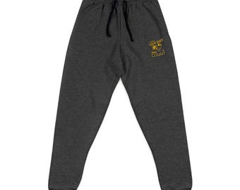 Pantalon de jogging brodé Shoot Your Shot : pantalons de survêtement streetwear, tenues décontractées de tous les jours