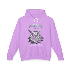 Prominent Merch Angel Hoodie: Lightweight Graphic Pullover Hoodie, Trendy Fan Streetwear Apparel image 3