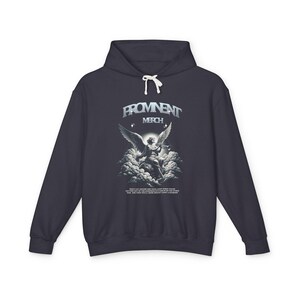 Prominent Merch Angel Hoodie: Lightweight Graphic Pullover Hoodie, Trendy Fan Streetwear Apparel image 7