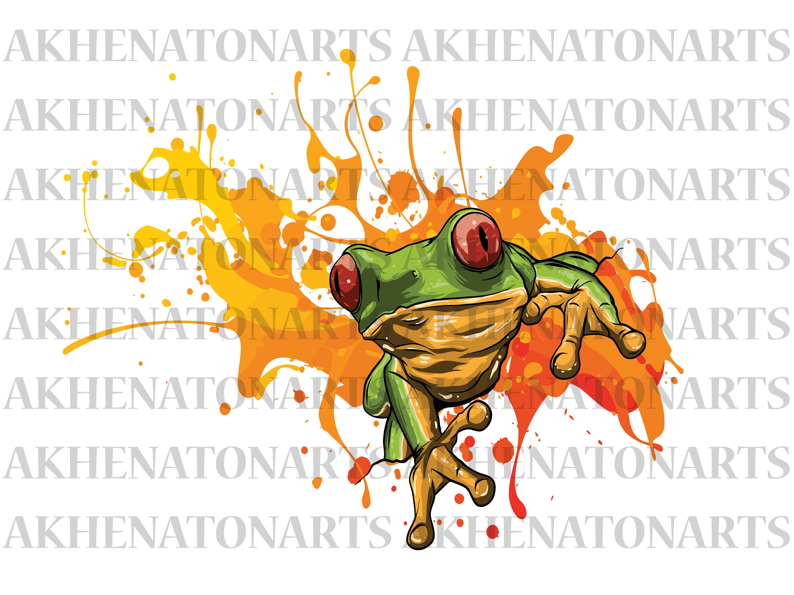 Frog Png Green Tree Frog Png Image Frog Design Frog Etsy Australia