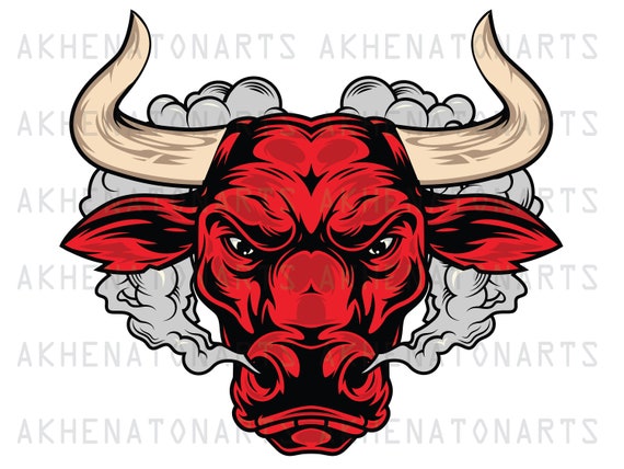 skam intellektuel Bred rækkevidde Angry Bull Png Red Bull Bull Design Bull Head Bull - Etsy