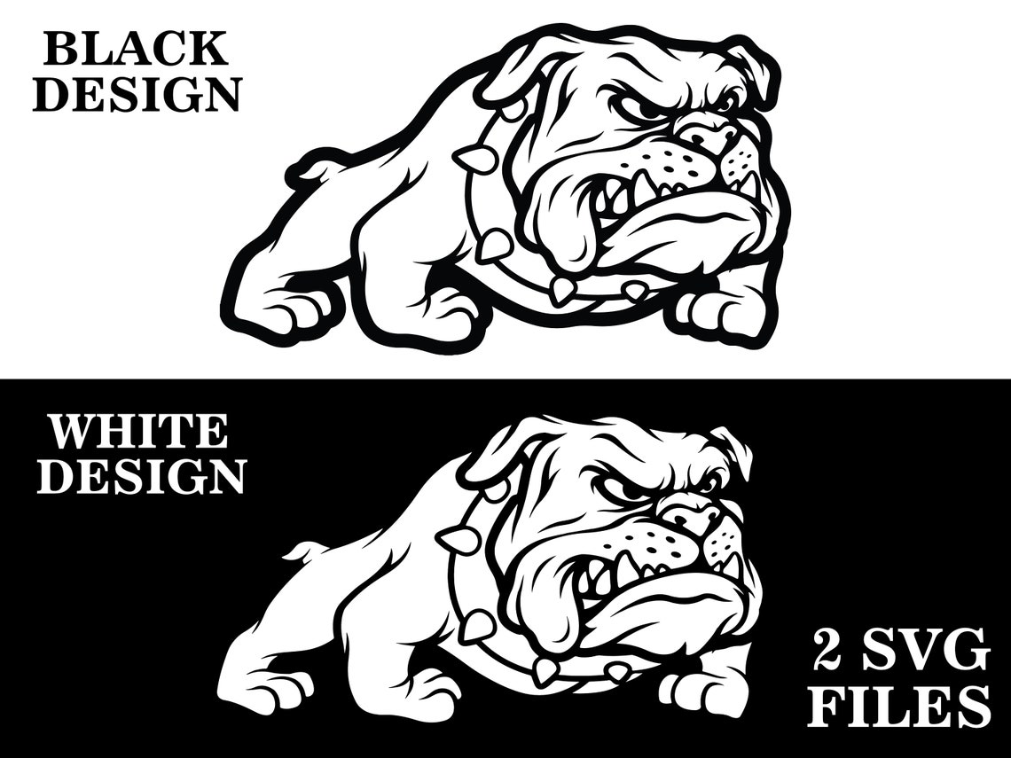 Bulldog Svg Bulldog Png Bulldog Clipart Bulldog - Etsy