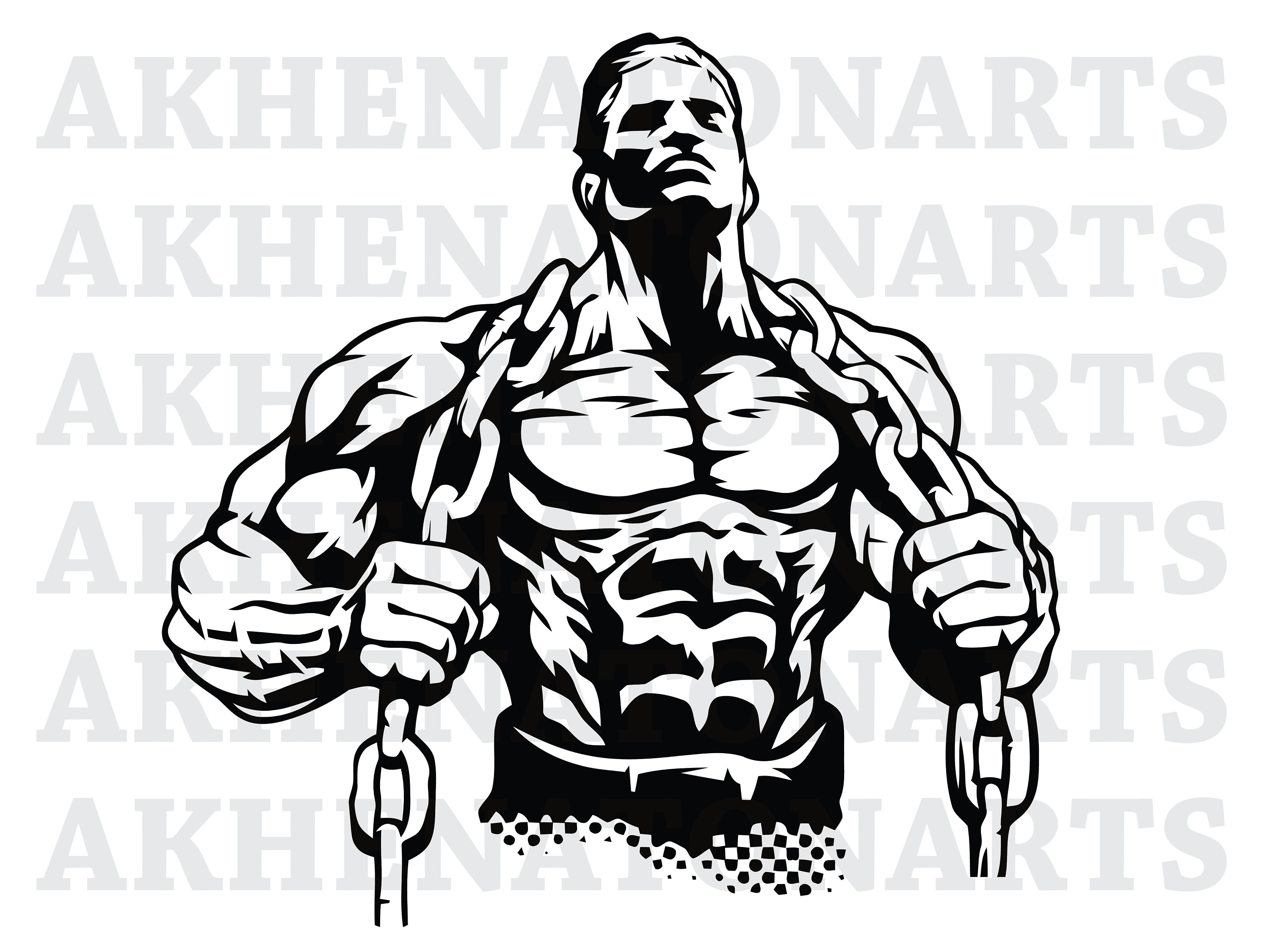 Gym Logo Svg Gym Svg Bodybuilder Logo Png Muscle Man Etsy | The Best ...
