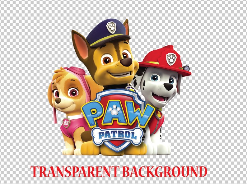 Paw Patrol PNG Paw Patrols Theme Digital Download Paw - Etsy