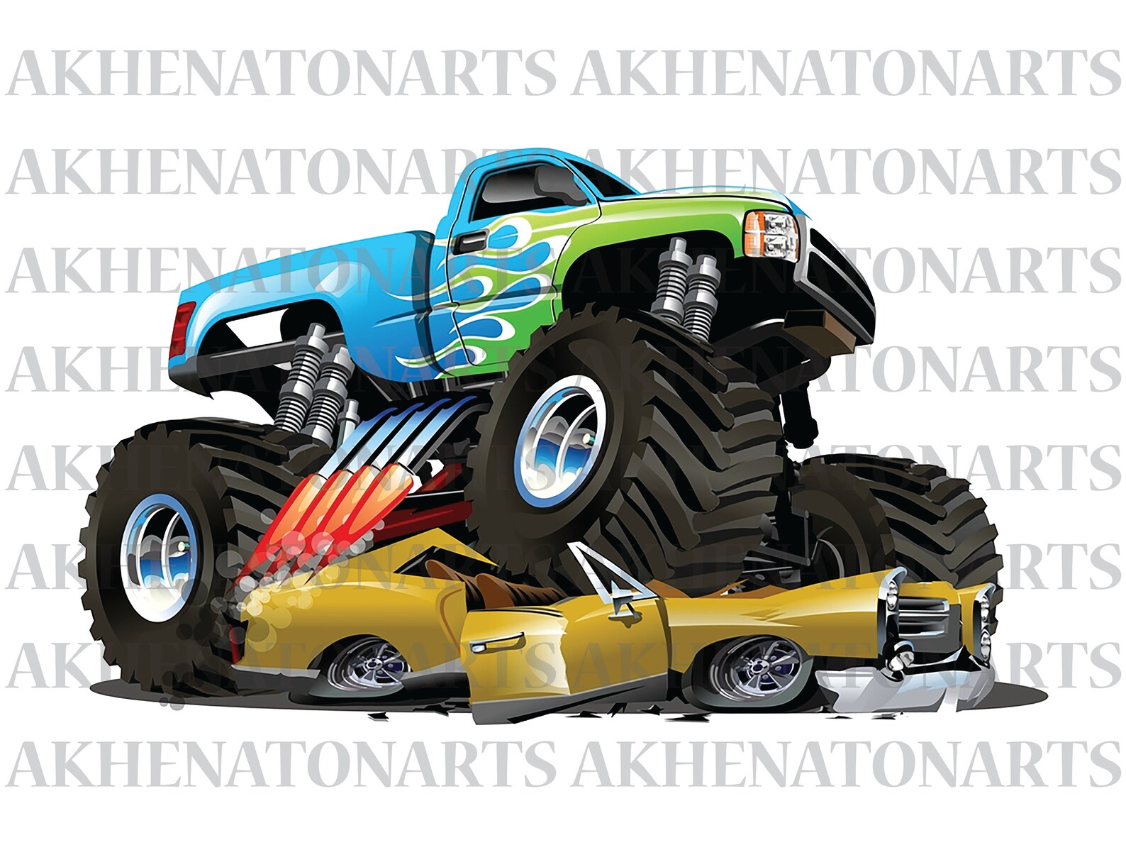 Monster Truck Png Monster Truck Clipart 7 Designs - Etsy