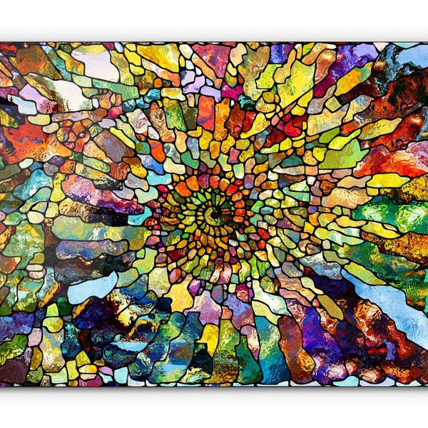 Glass Mosaic Wall Art Durable Glass Panel Glass Printing Decor Tempered Glass Art Gift Glass Wall Decor Large Wall Art Stepmom Gift