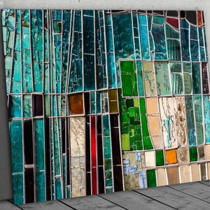 Colorful Tempered Glass Wall Art-Wall Decor-Home Decor-Glass Printing-Large Wall Art-Wall Hangings-Housewarming Gift--Interior Design Ideas