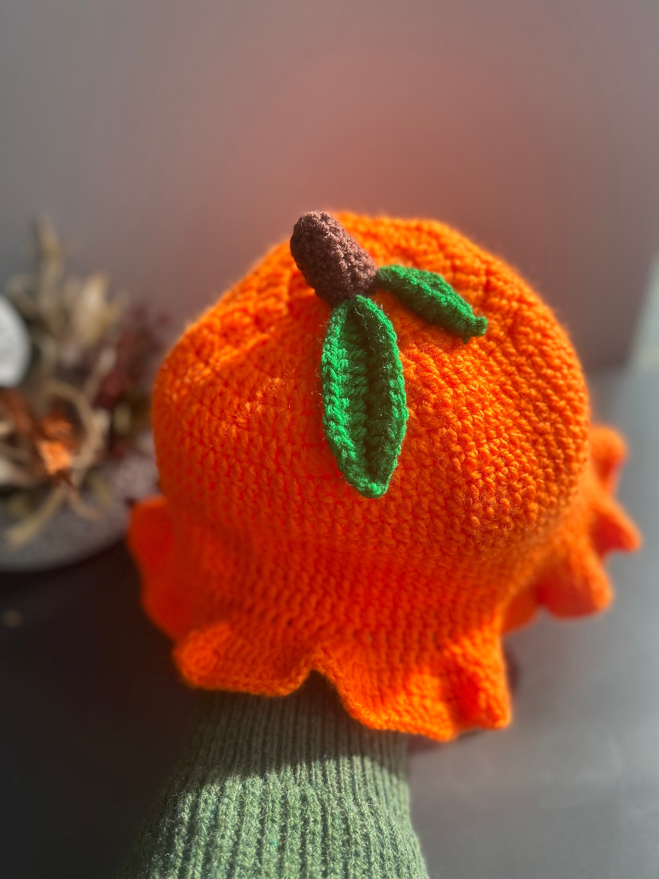 Handmade Crochet Bucket hat orange granny il_fullxfull.2852738520_7yk4.jpg main image 4