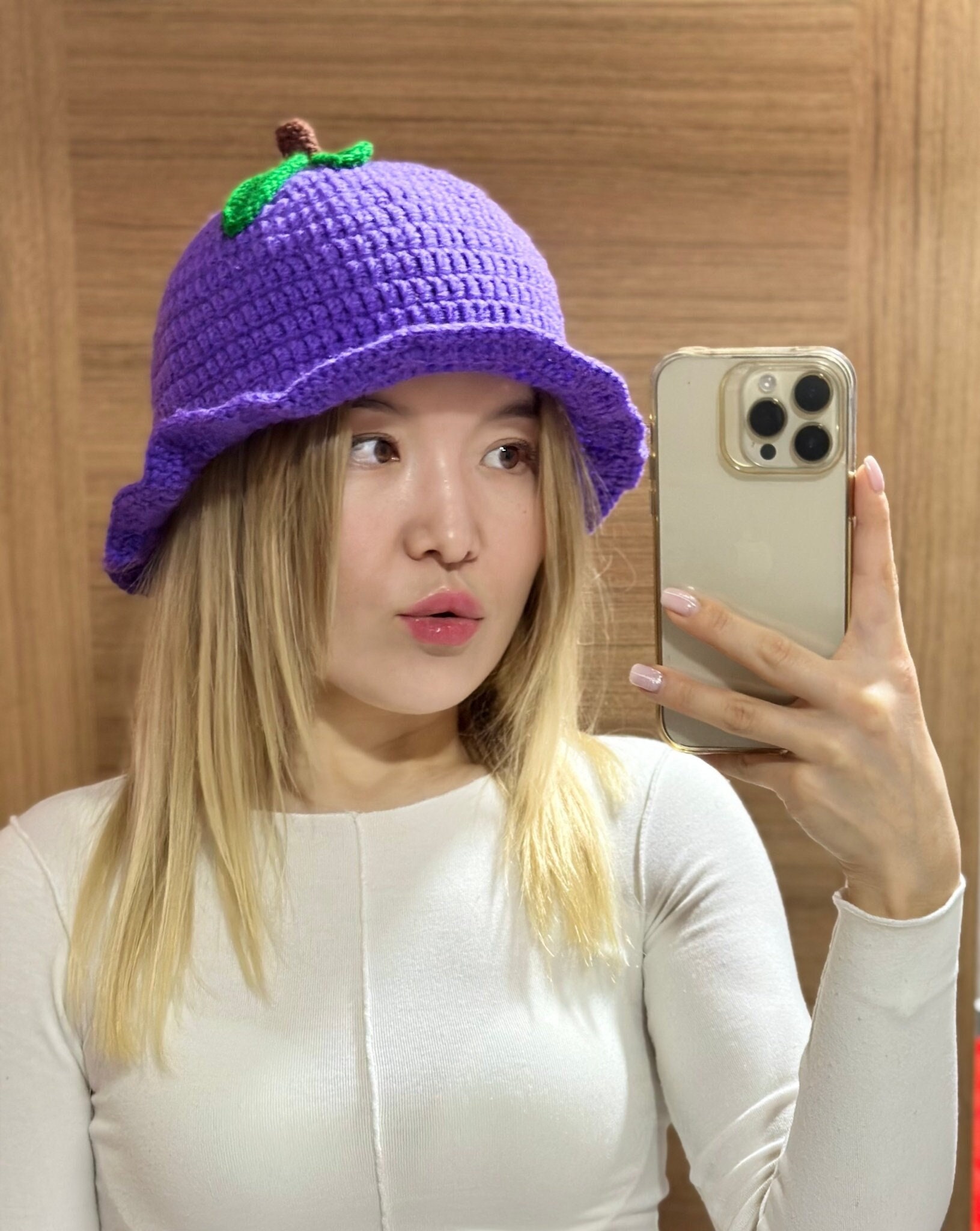 帽子 grape Ravelry: Grape Hat pattern by Cassandra May